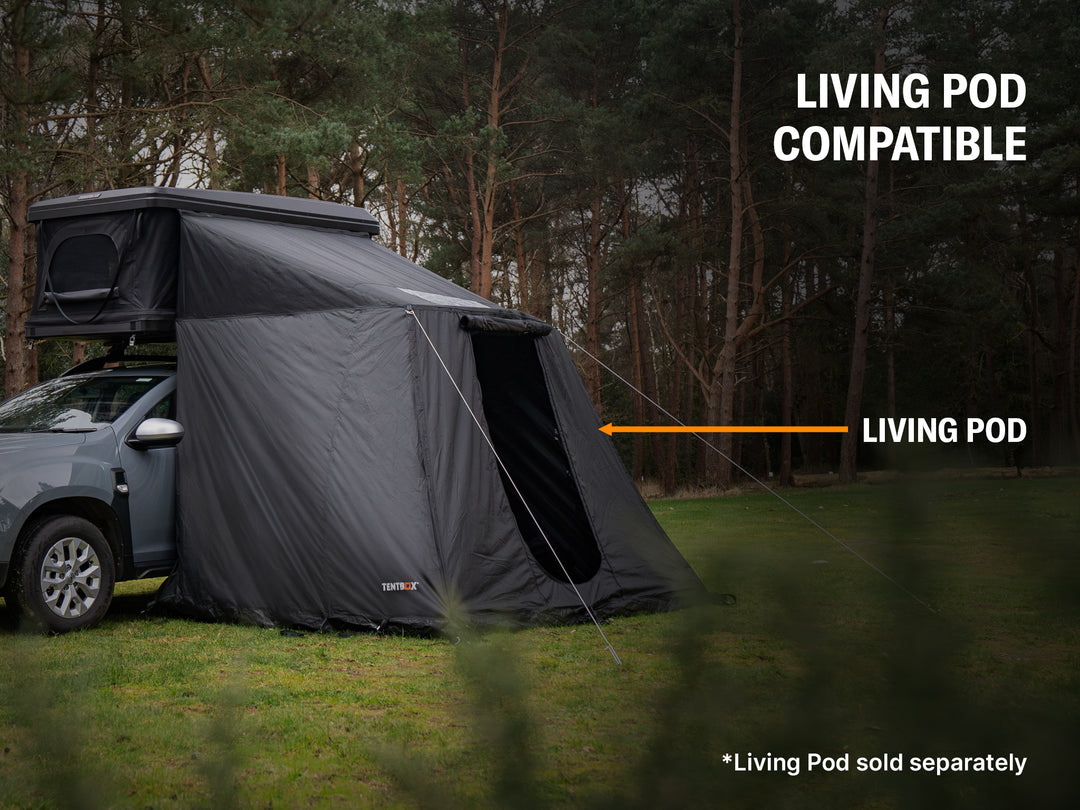 TentBox Classic 2.0 – Durable Rooftop Tent with Timeless Design for All-Weather Adventures