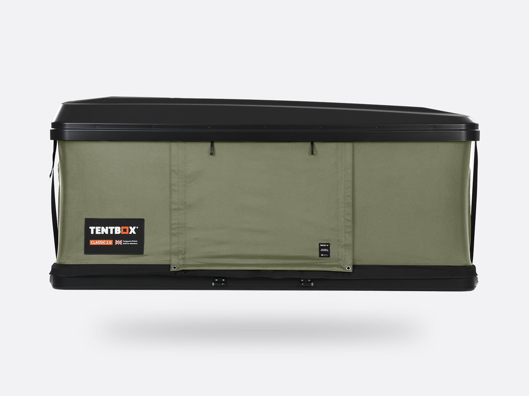 TentBox Classic 2.0 – Durable Rooftop Tent with Timeless Design for All-Weather Adventures