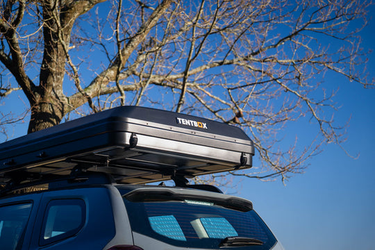 TentBox Classic 2.0 – Durable Rooftop Tent with Timeless Design for All-Weather Adventures