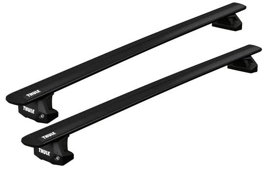 Thule WingBar Evo Black Roof Bar Set for Hyundai i30 5-door 2012–2017 Fixed Points — Without Glass Roof