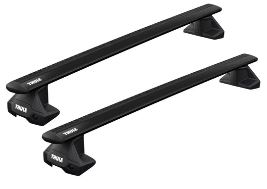 Thule Roof Bar Set for HONGQI EHS7 5-dr SUV 2025 Onward (Normal Roof) (Wingbar Evo - Black)