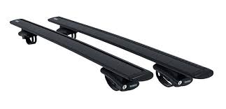 Thule Roof Bar Set for CITROËN C5 Aircross SUV 2019 onwards - Raised Rail (Wingbar Evo - Black)