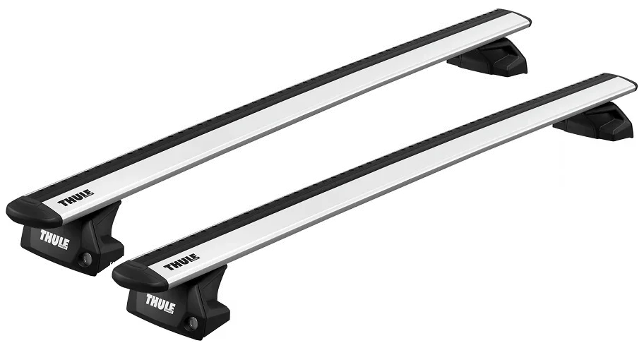 Thule WingBar Evo Silver roof bar set for Hyundai Tucson 2027 onwards with flush rails
