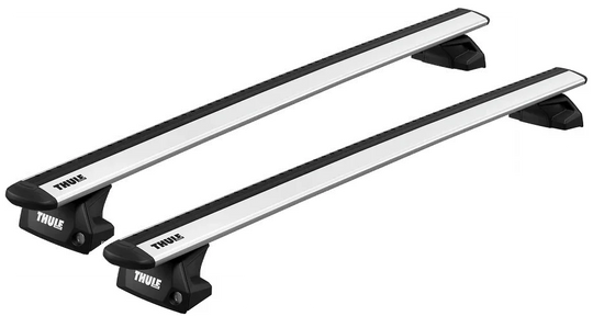 Thule Wingbar Evo Silver - flush rail fitment - image 1 of 10