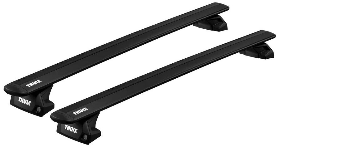 Thule WingBar Evo Black roof bar set for Hyundai Tucson 2027 onwards with flush rails