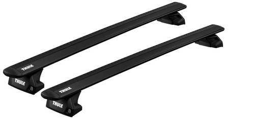 Thule WingBar Evo Black roof bar set for Hyundai Tucson 2027 onwards with flush rails