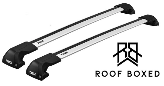 Thule Roof Bar Set for BMW i5 Touring (G61) Estate 2024 onwards - Flush Rails (Wingbar Evo Edge - Silver)