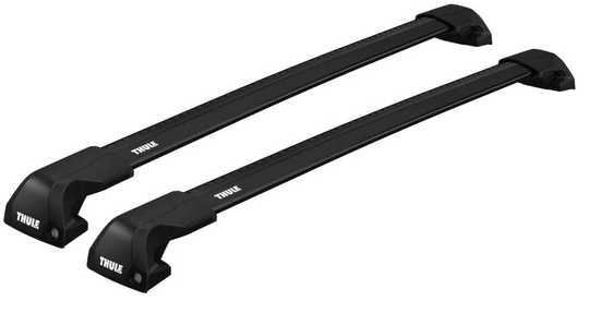 Thule WingBar Edge Black Roof Bar Set for Hyundai Kona 2018–2023 Flush Rails