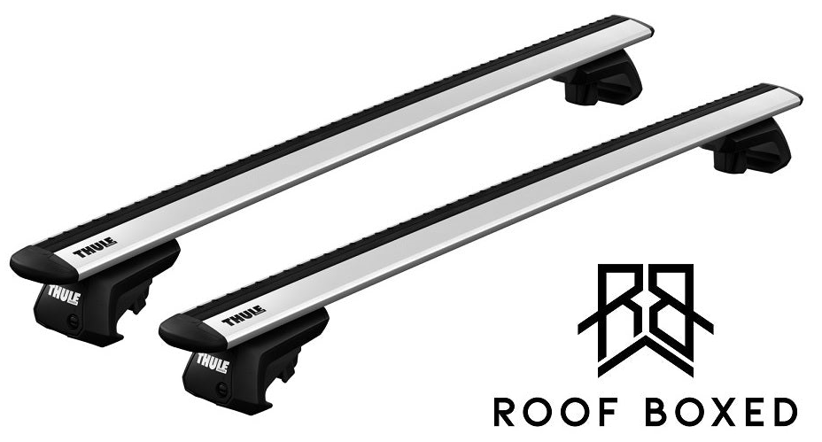 Thule Wingbar Evo - Silver bars for VOLKSWAGEN Taigo SUV 2023 onwards (Raised Rail)