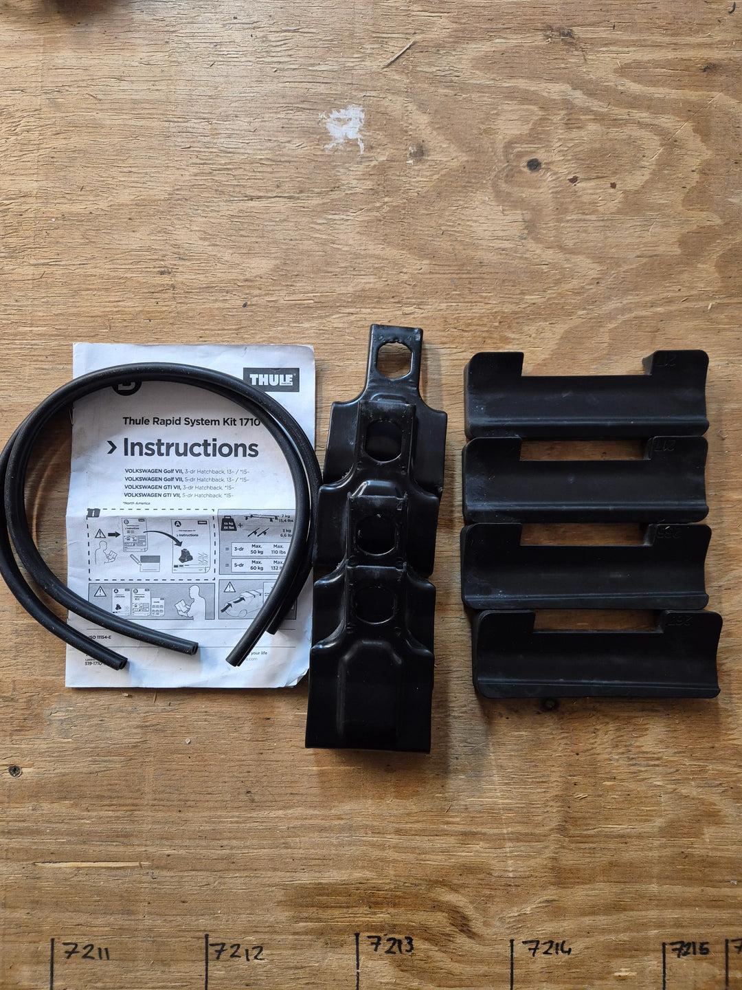 Thule 1710 Fitting Kit - VW Golf VII 2013 - 2019 - Used