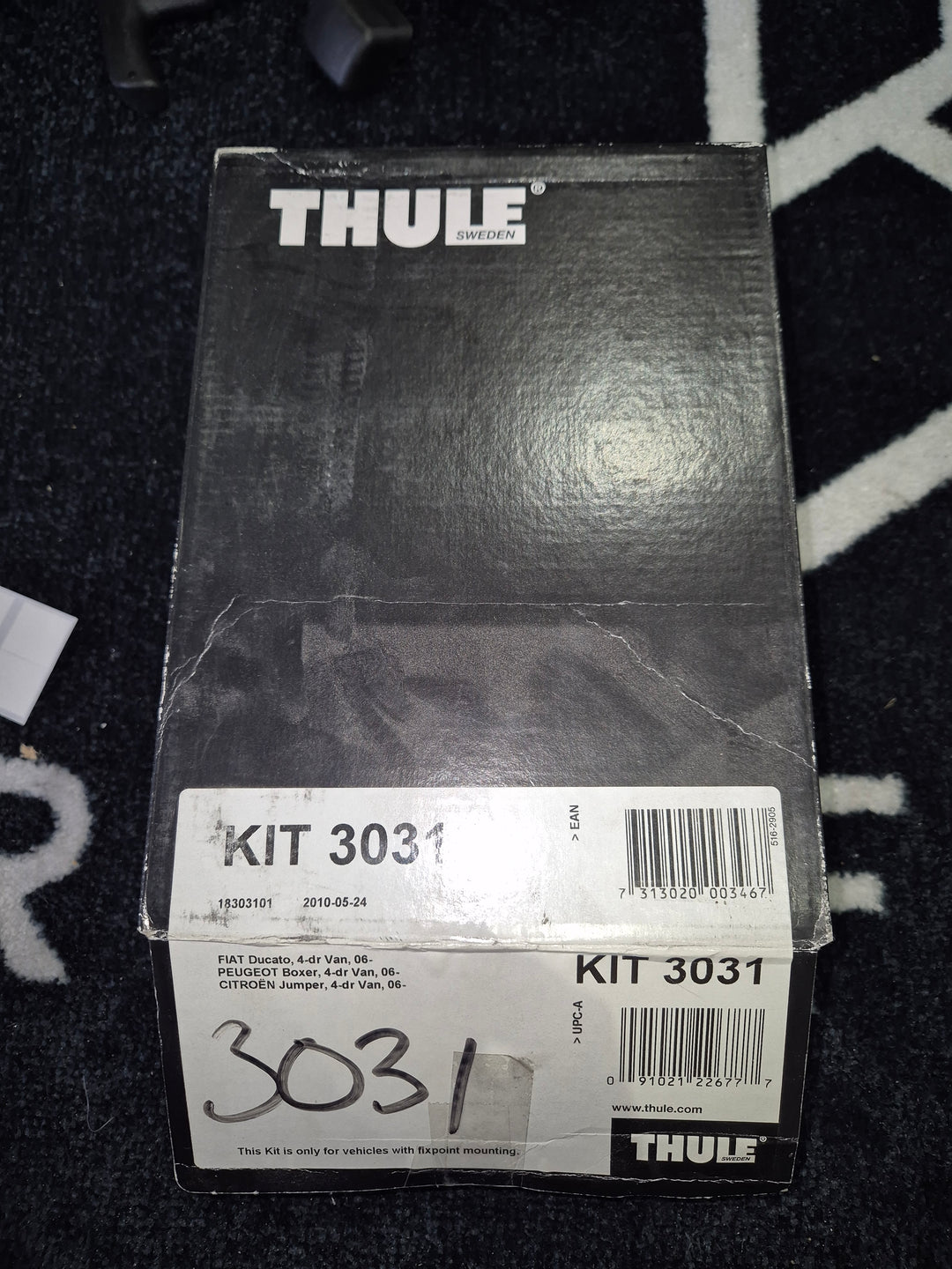 Thule 3031 Fitting Kit - FIAT Ducato 2006 onwards and others