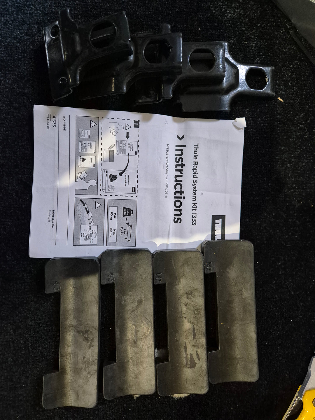 Thule 1333 Fitting Kit Mitsubishi Grandis 2003 to 2011