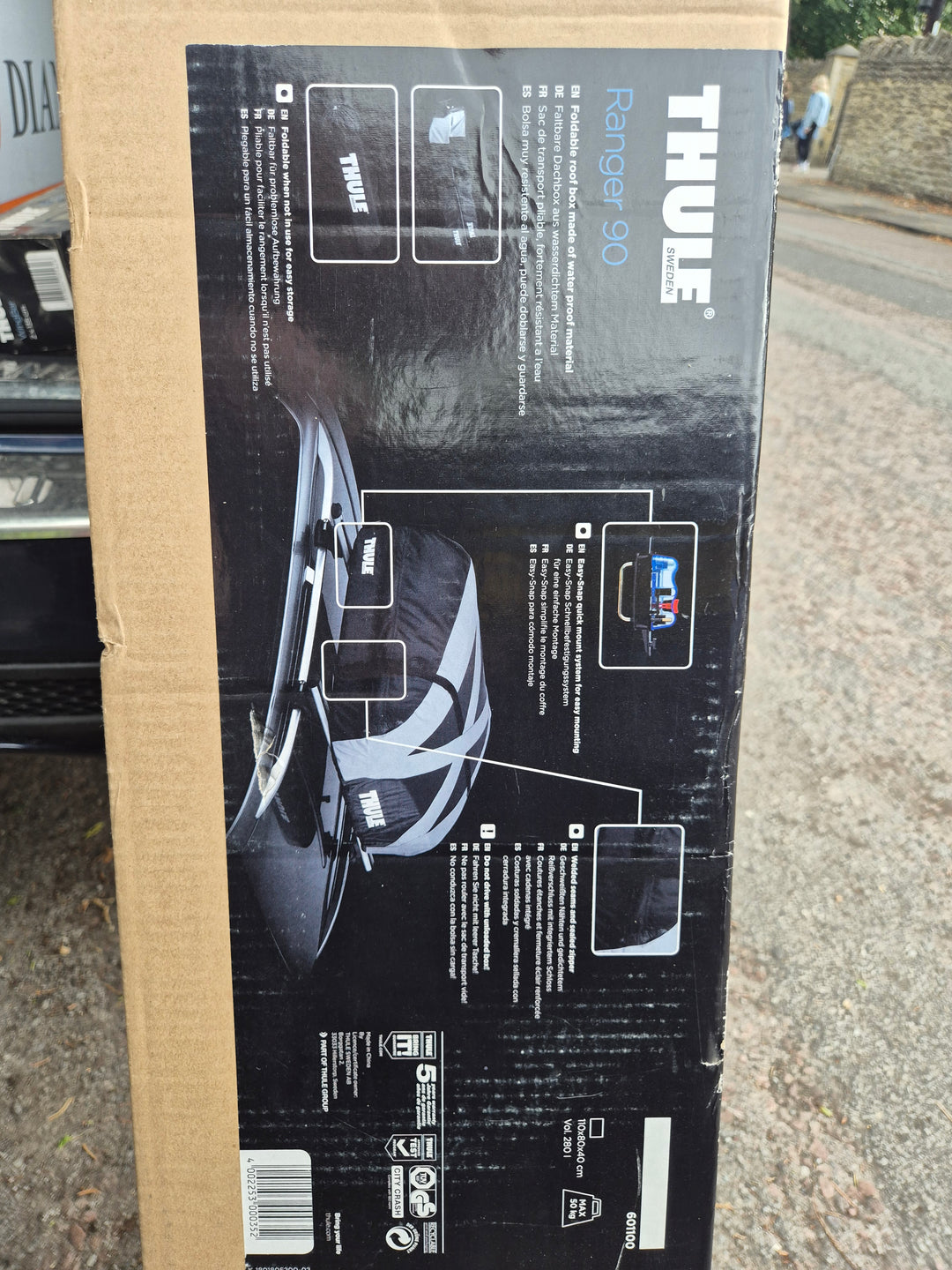 Thule Ranger 90 - Foldable roof box