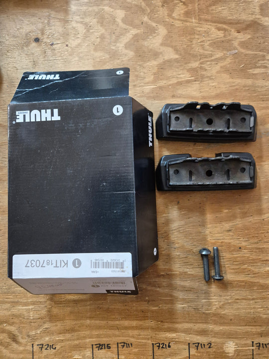 Thule 7037 Fitting Kit - FORD Transit Custom 2013 onward  - Half set for 1 bar