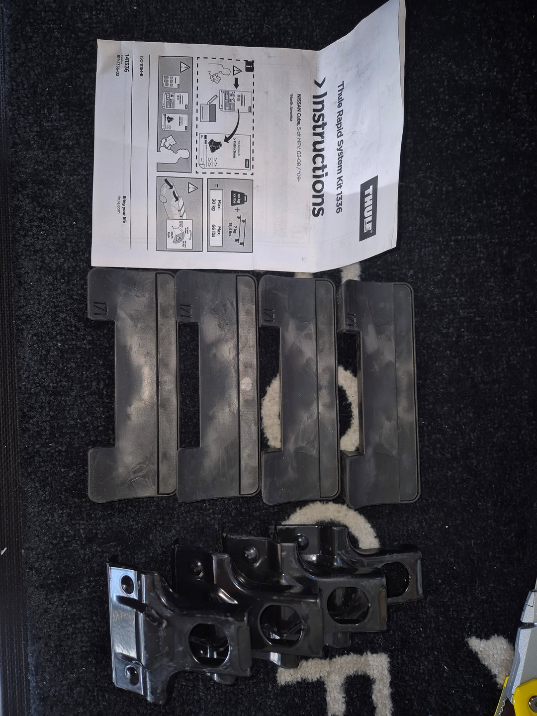 Thule 1336 Fitting Kit NISSAN Cube 2002 to 2008