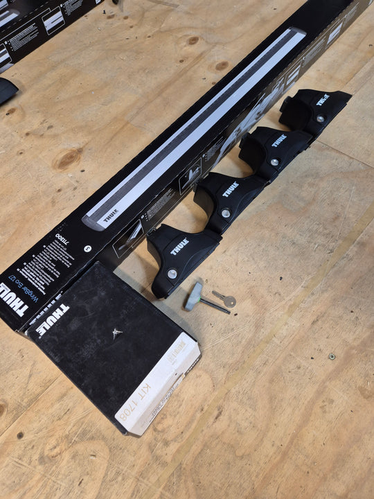 Thule Wingbar Evo set for Audi A3 Hatch 2012 onward - Normal Roof ( 1708 - 754 - 7113 )