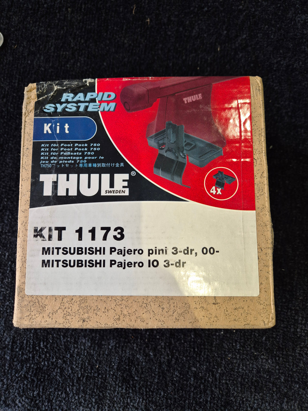 Thule 1173 Fitting Kit MITSUBISHI Pajero IO & pini 2000 onward