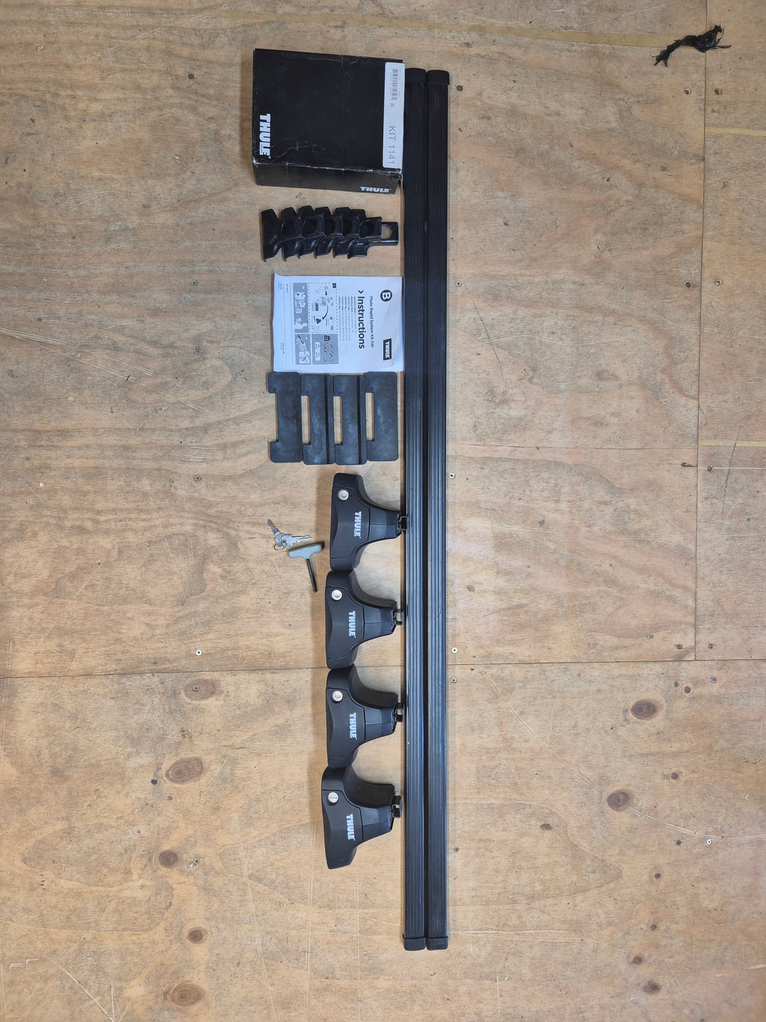 Thule square bar set for DAIHATSU Sirion hatch 2006 onward