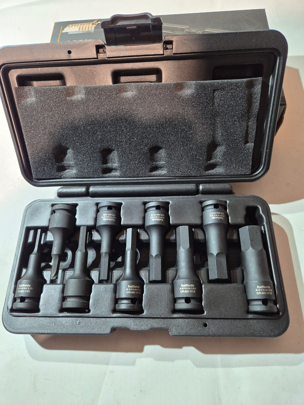 Halfords Advance 9 Piece 1/2" Drive Impact Hex Set