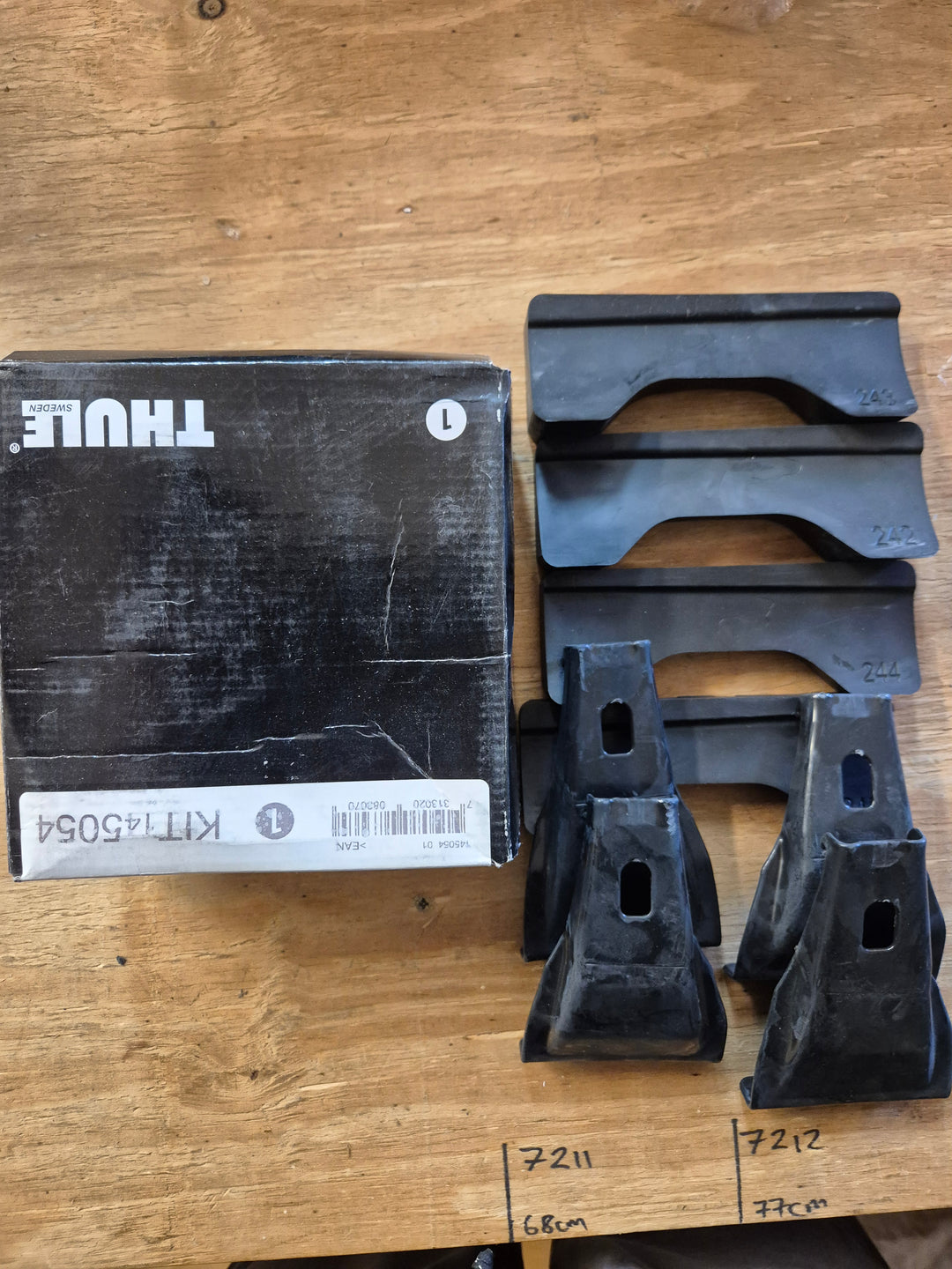 Thule 5054 Fitting Kit - FORD Fiesta Used