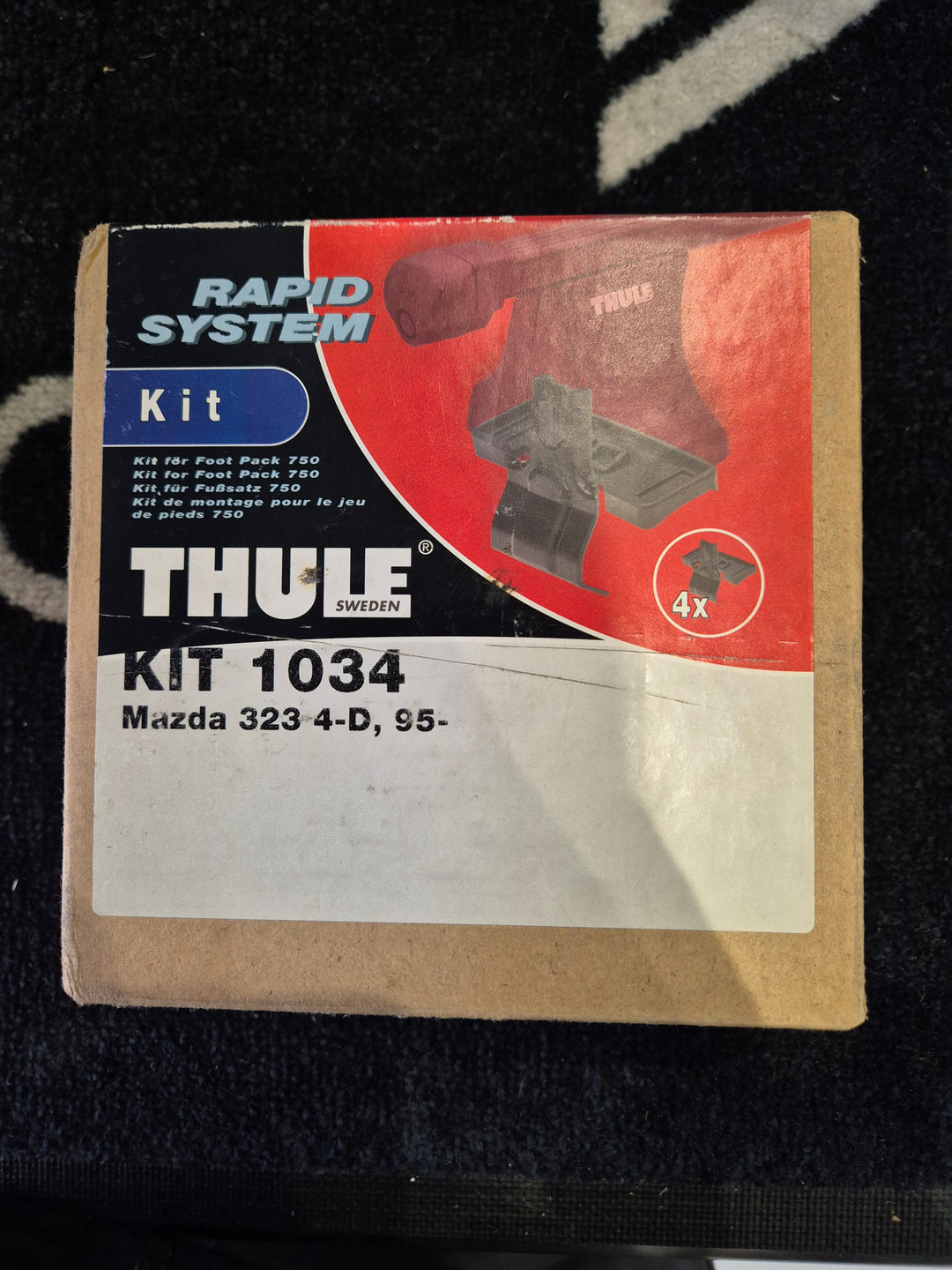 Thule 1034 Fitting Mazda 323 1995 onwards