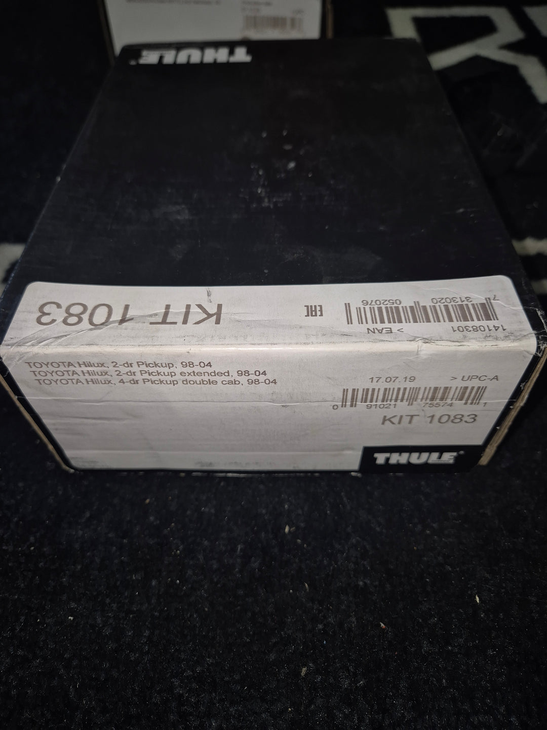 Thule 1083 Fitting Kit TOYOTA Hilux 1998 to 2004