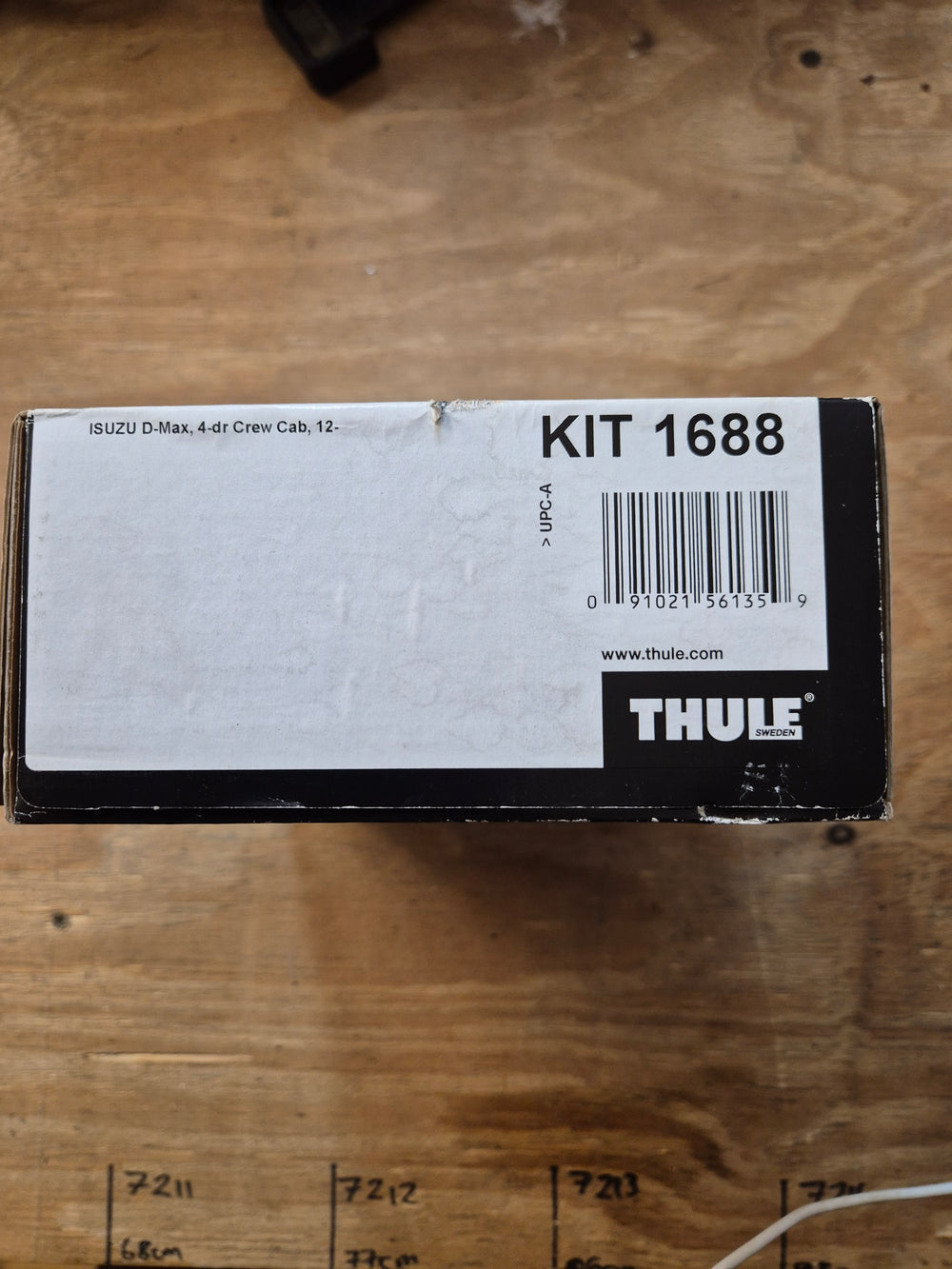 Thule 1688 Fitting Kit Isuzu D-Max 2012 onward Crew Cab