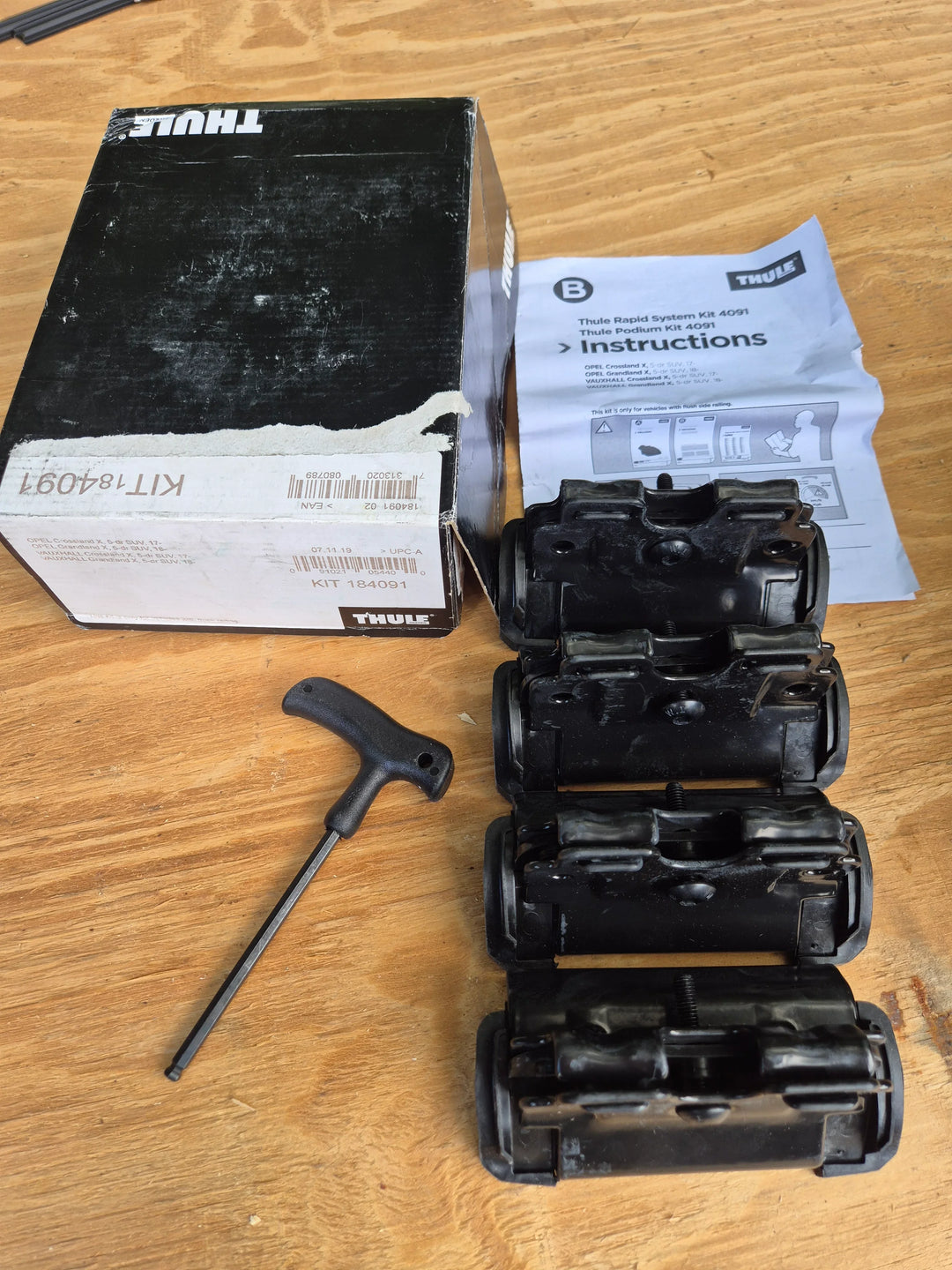 Thule 4091 Fitting Kit - VAUXHALL Crossland X 2017- & Grandland X 2018-