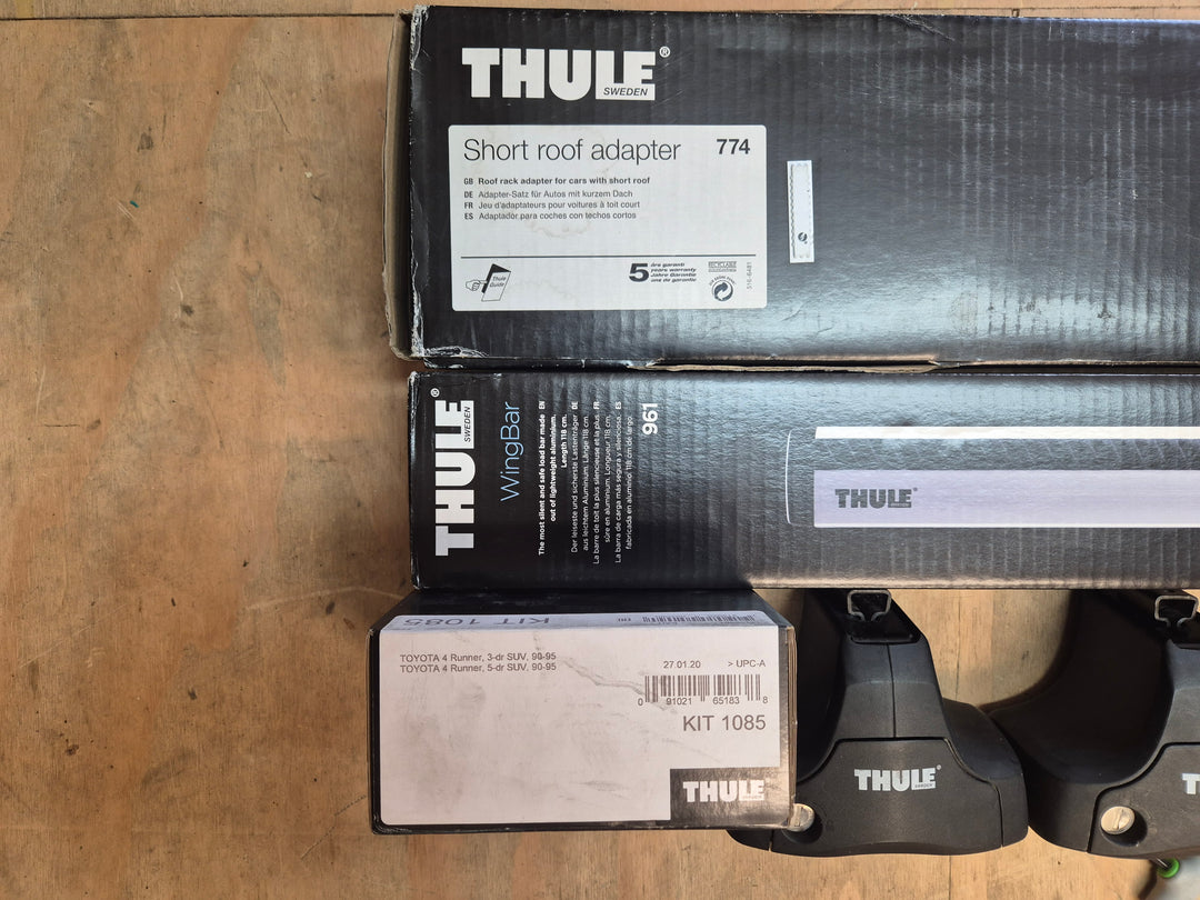 Thule Roof bars for TOYOTA 4 Runner 3-dr 1995 to 2000