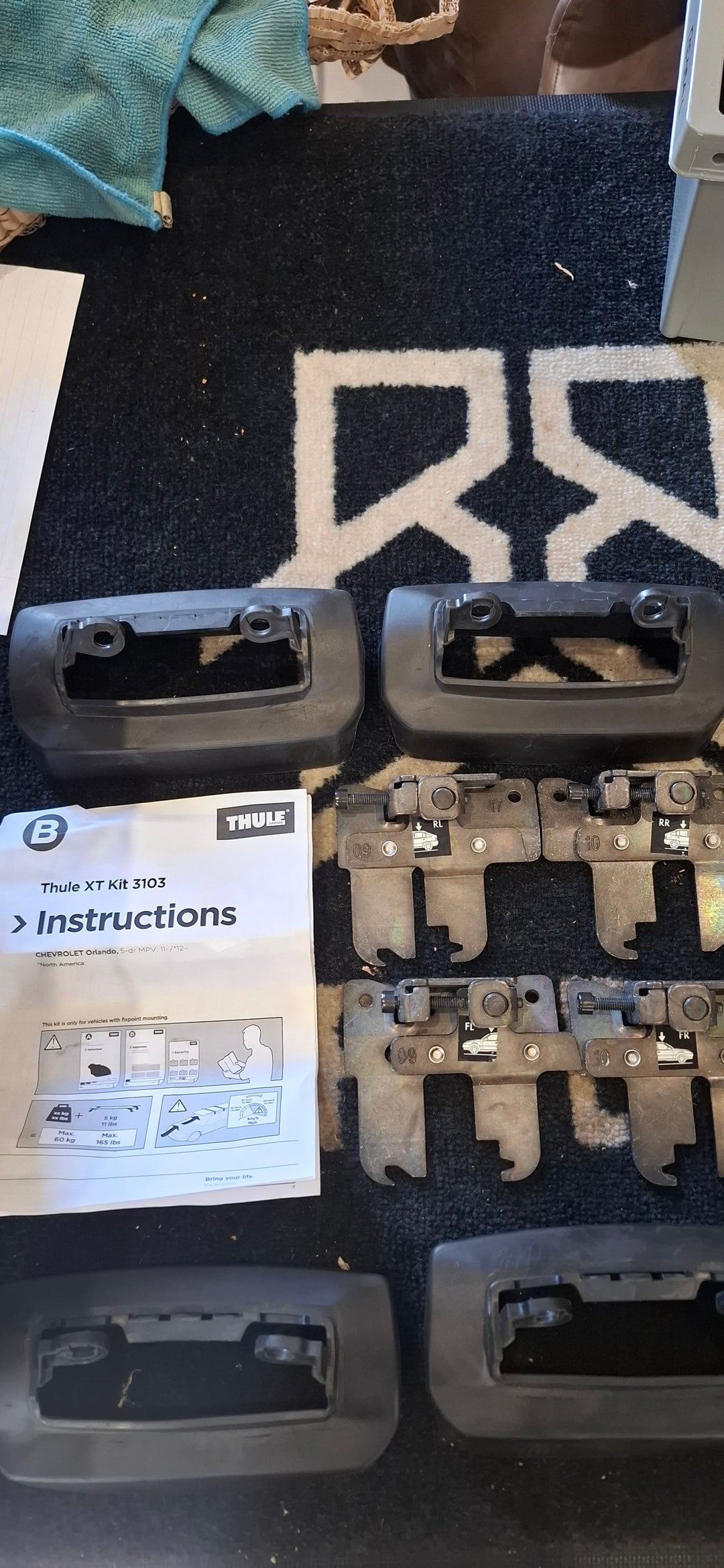 Thule 3103 Fitting Kit CHEVROLET Orlando, 5-dr MPV, 11– Used