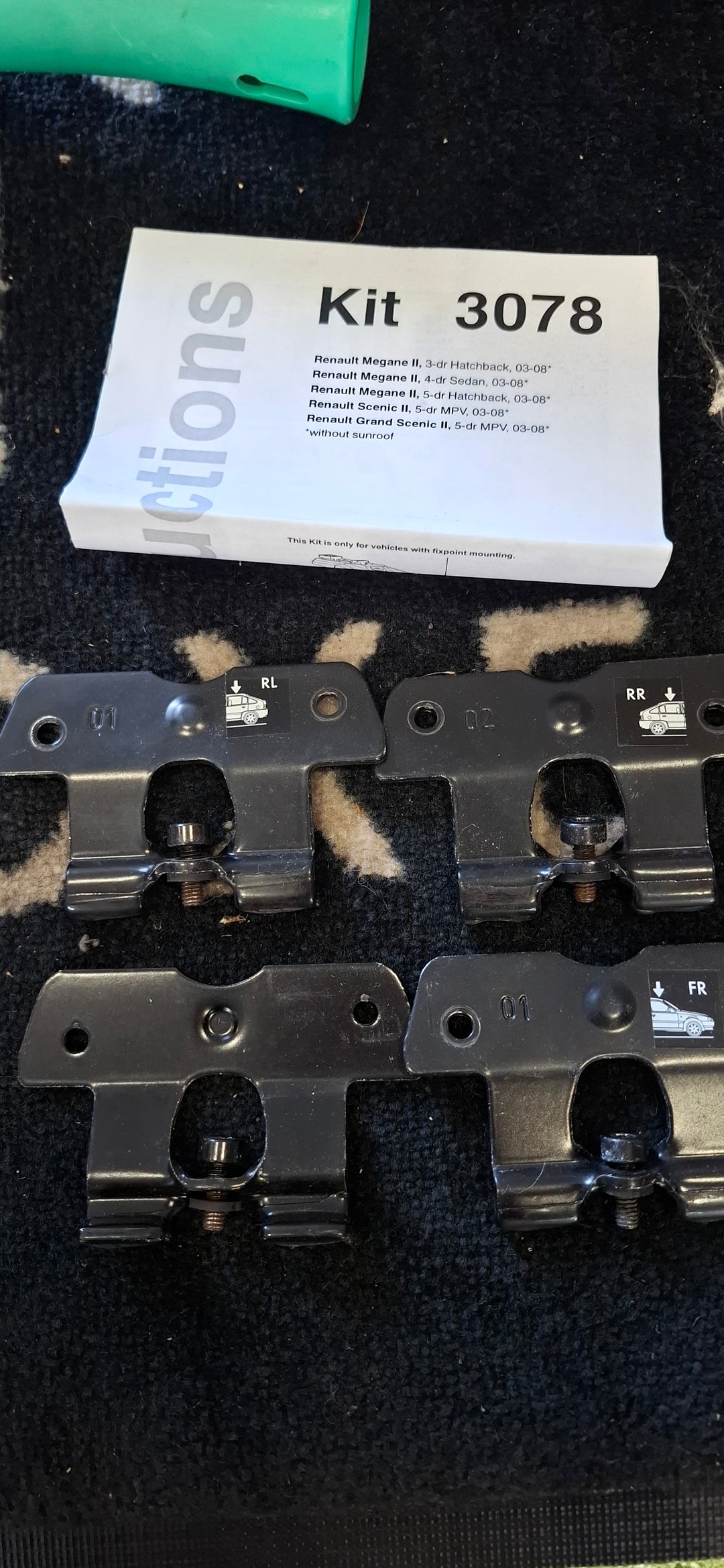 Thule 3078 Fitting Kit RENAULT Megane 03-08 & others