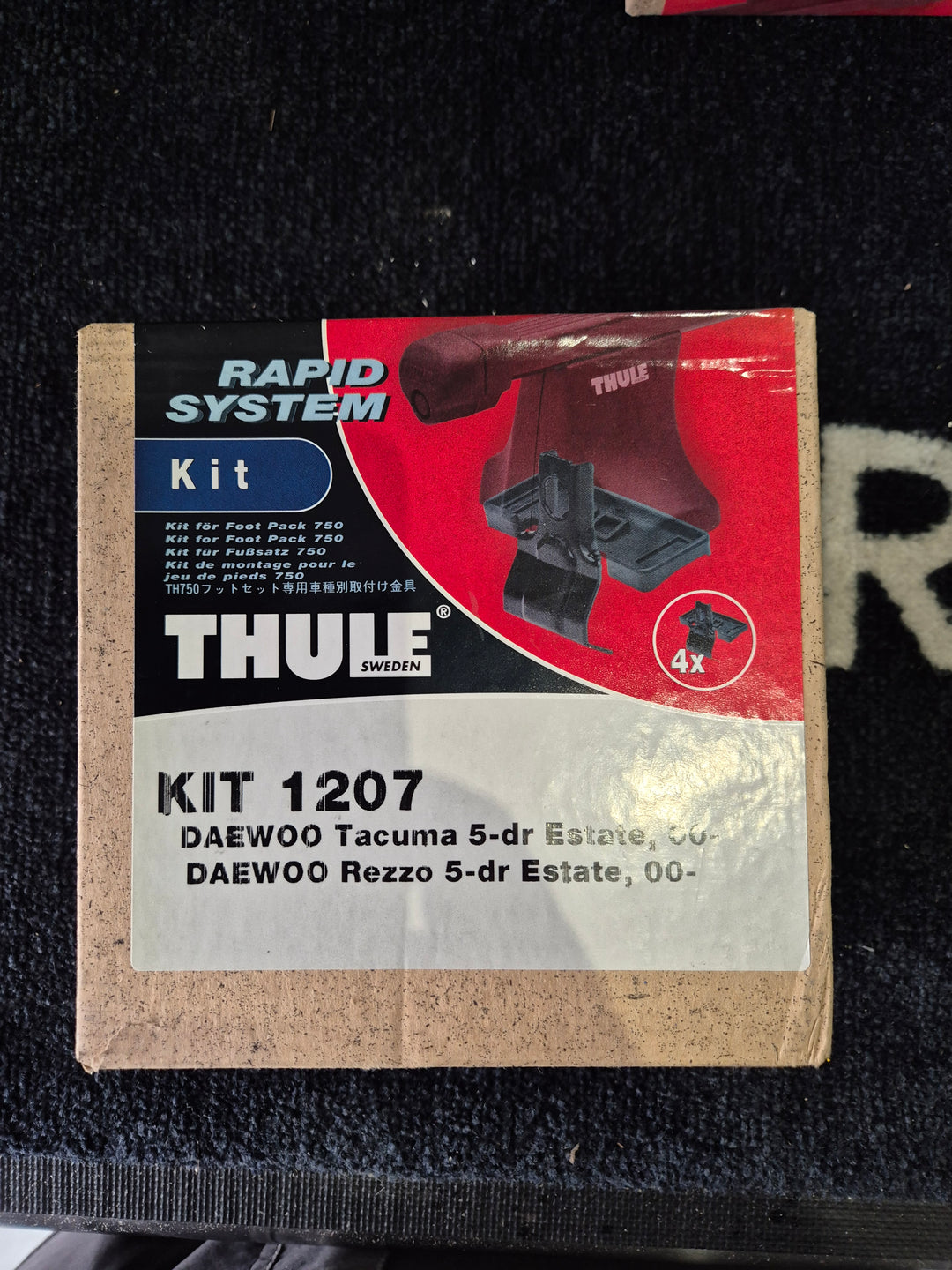 Thule 1207 Fitting Kit DAEWOOD Tacuma & Rezzo 2000 onward