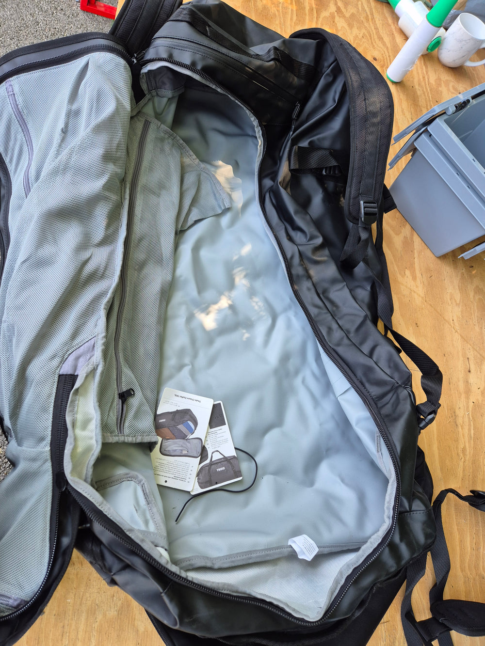 Thule Chasm 130L Duffel Bag Black Used