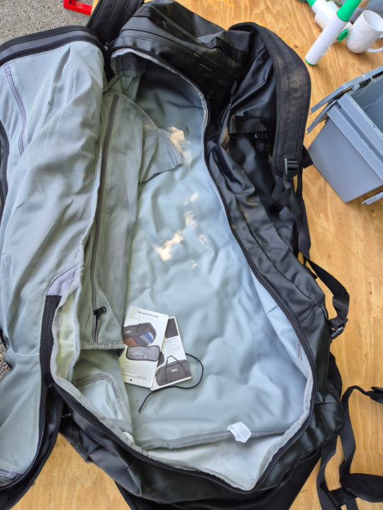 Thule Chasm 130L Duffel Bag Black Used