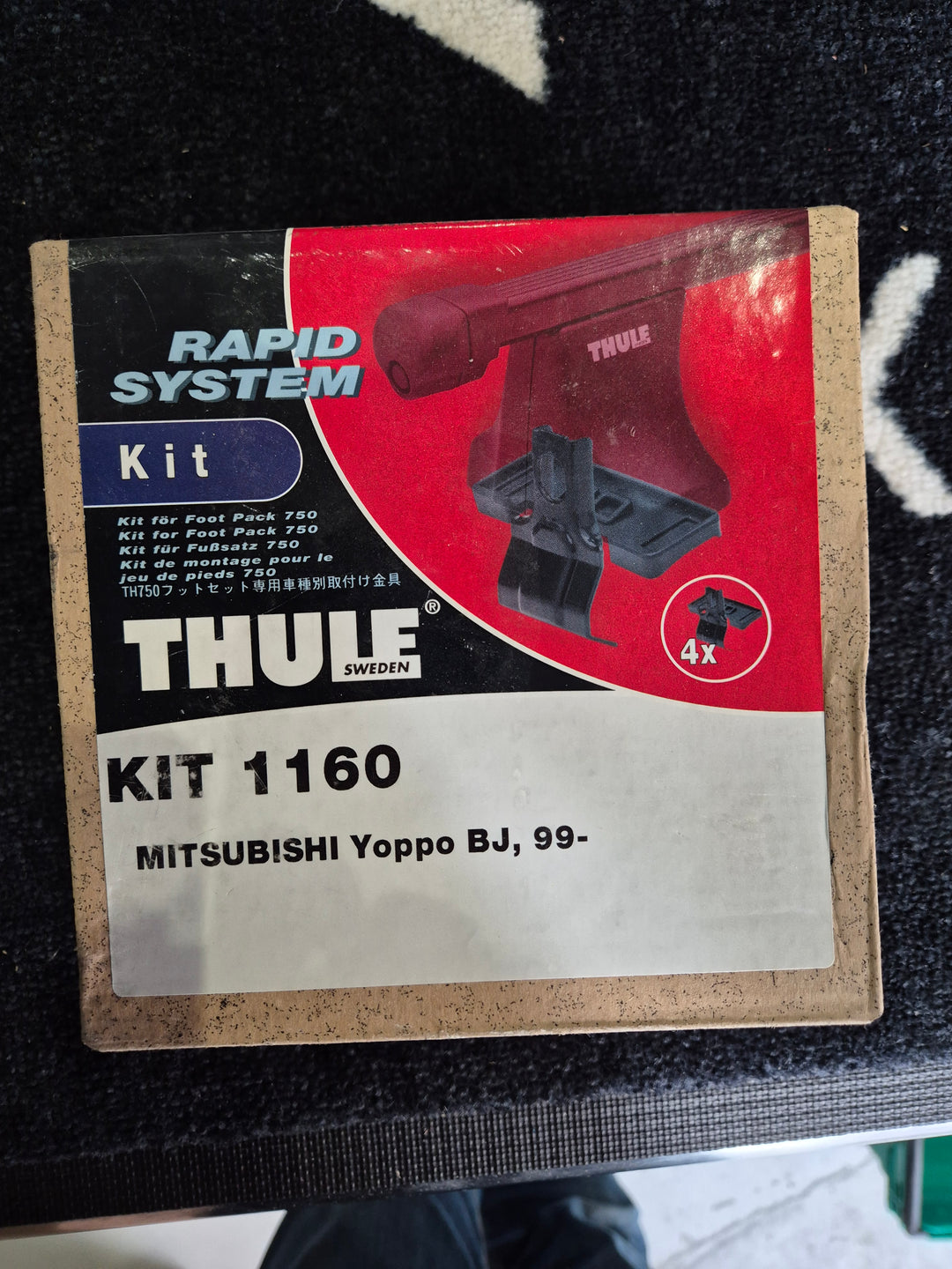 Thule 1160 Fitting Kit MITSUBISHI Yoppo BJ 1999 onward