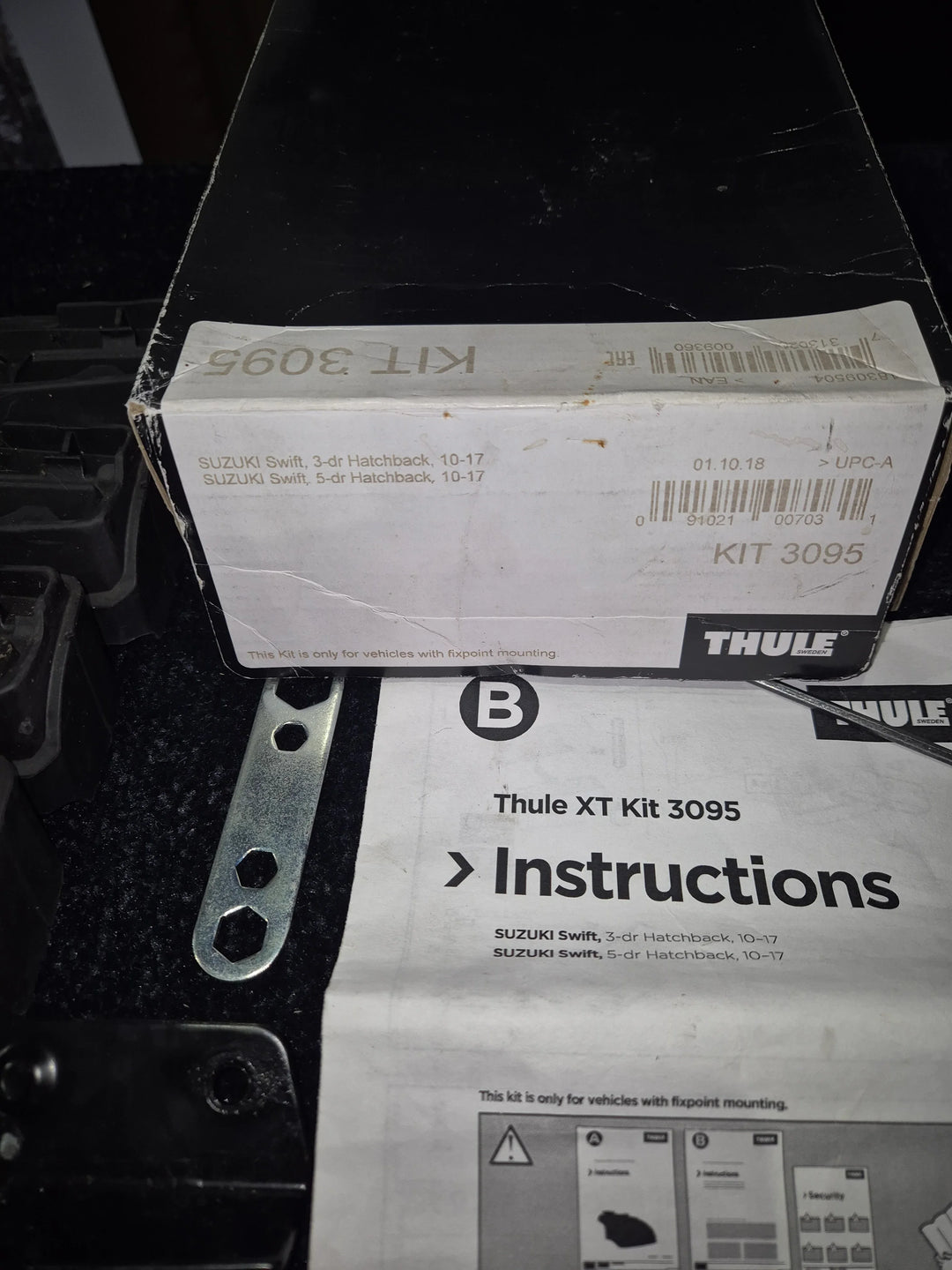 Thule 3095 Fitting Kit - SUZUKI Swift, 3/5-dr Hatchback, 10–17