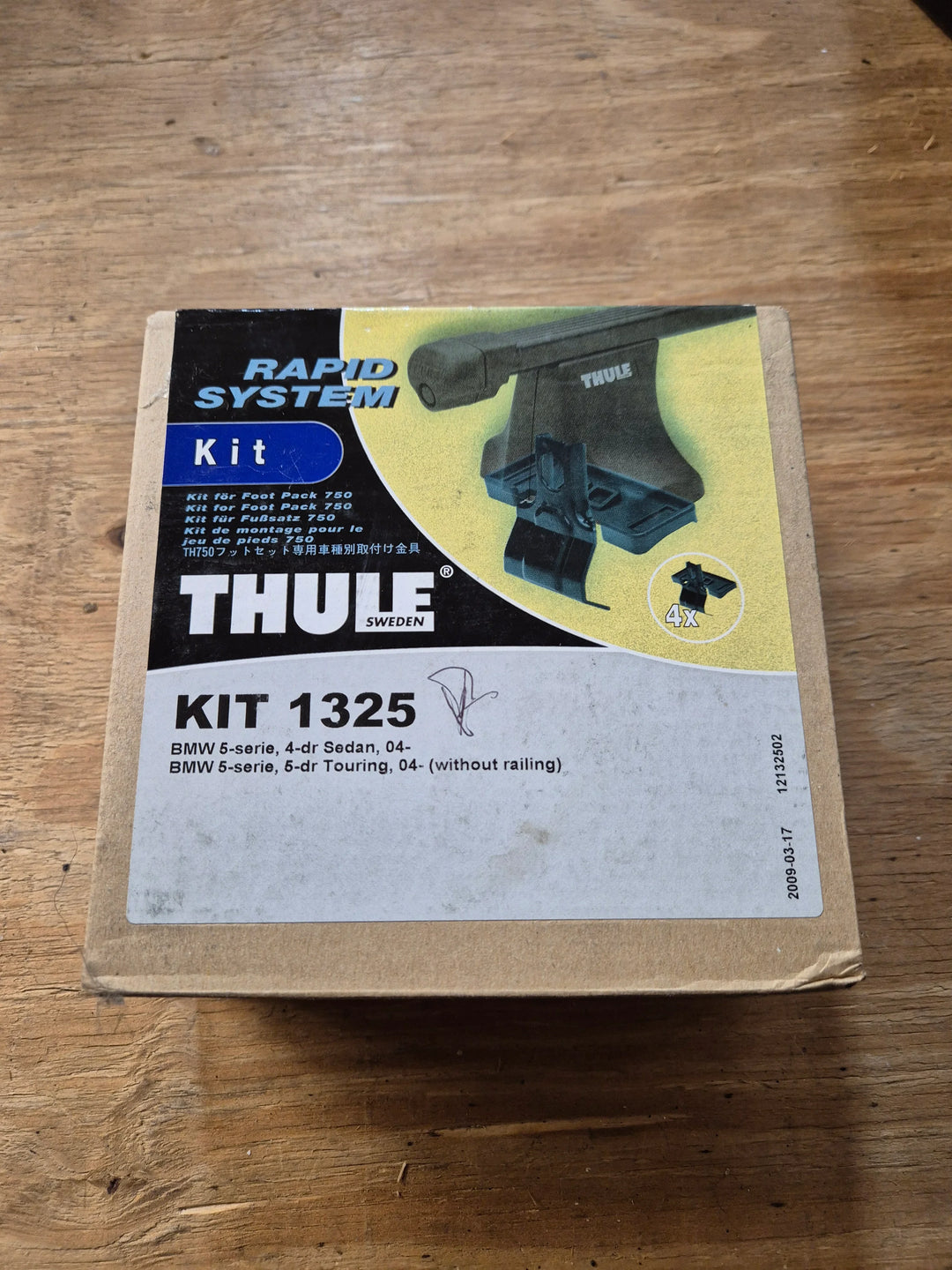 Thule 1325 Fitting Kit - BMW 5-Series 2004 onward