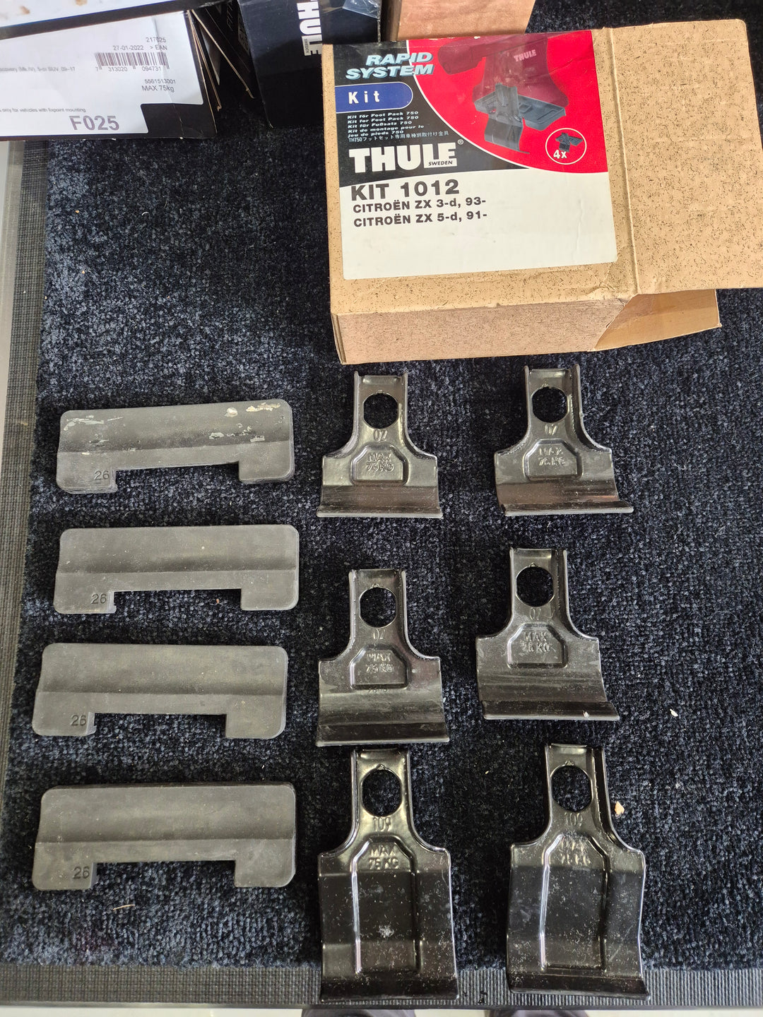 Thule 1012 Fitting Kit Citroen ZX 1991 onward