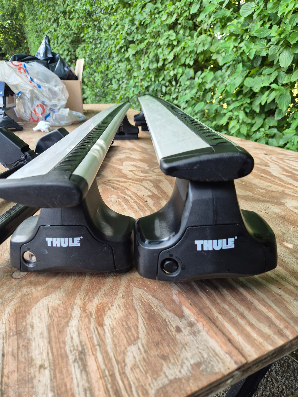 Thule Wingbar set for FIAT 500 2007 onward ( 1611- 754 - 774 -869)