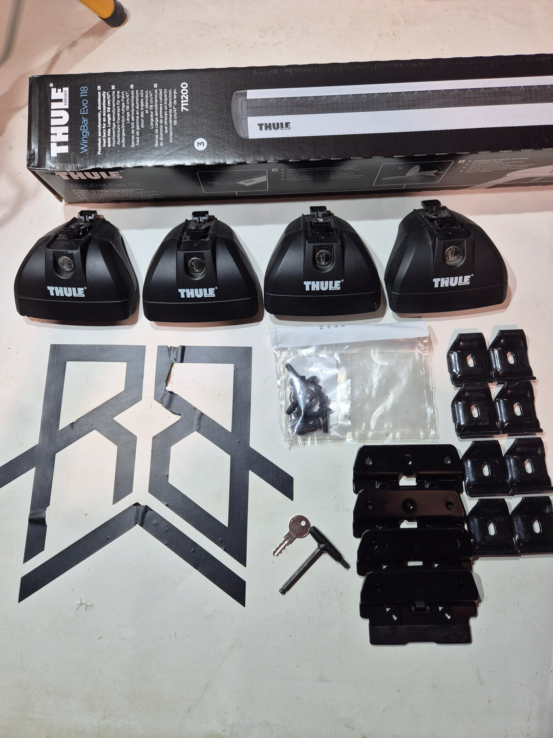 Thule Bar set for RANGE ROVER 95 - 01 ( 3081 - 711200 - 753 )