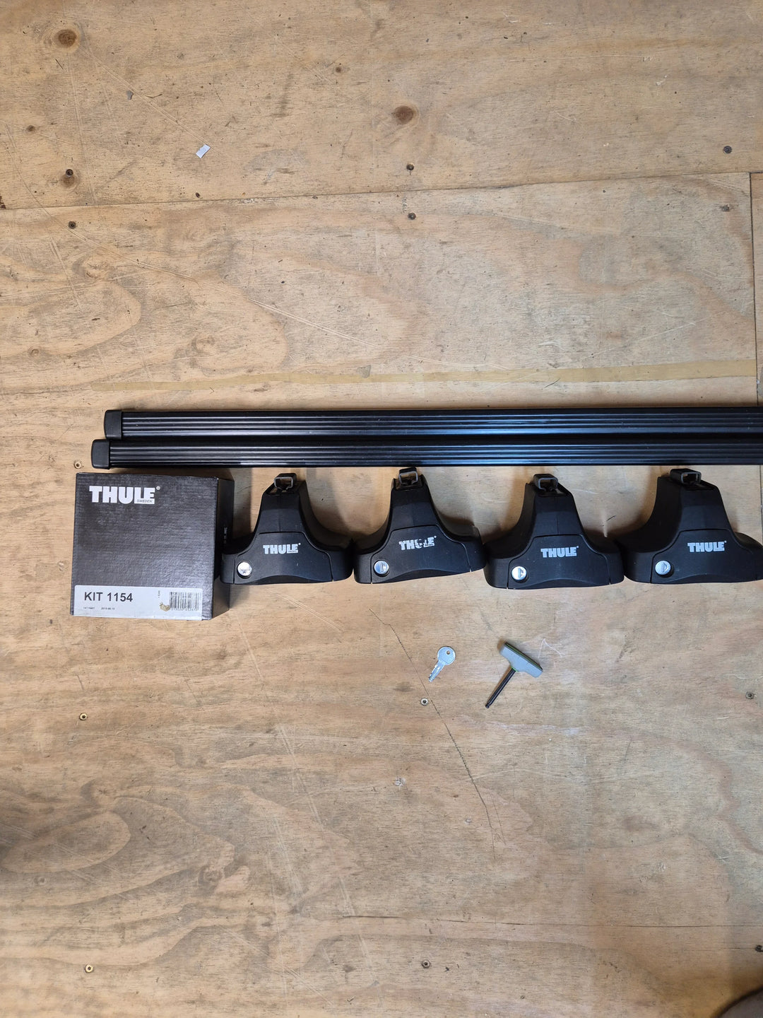 Thule Rood bars for ROVER 75 Saloon 99 - 2005 (762 - 1154 - 754)