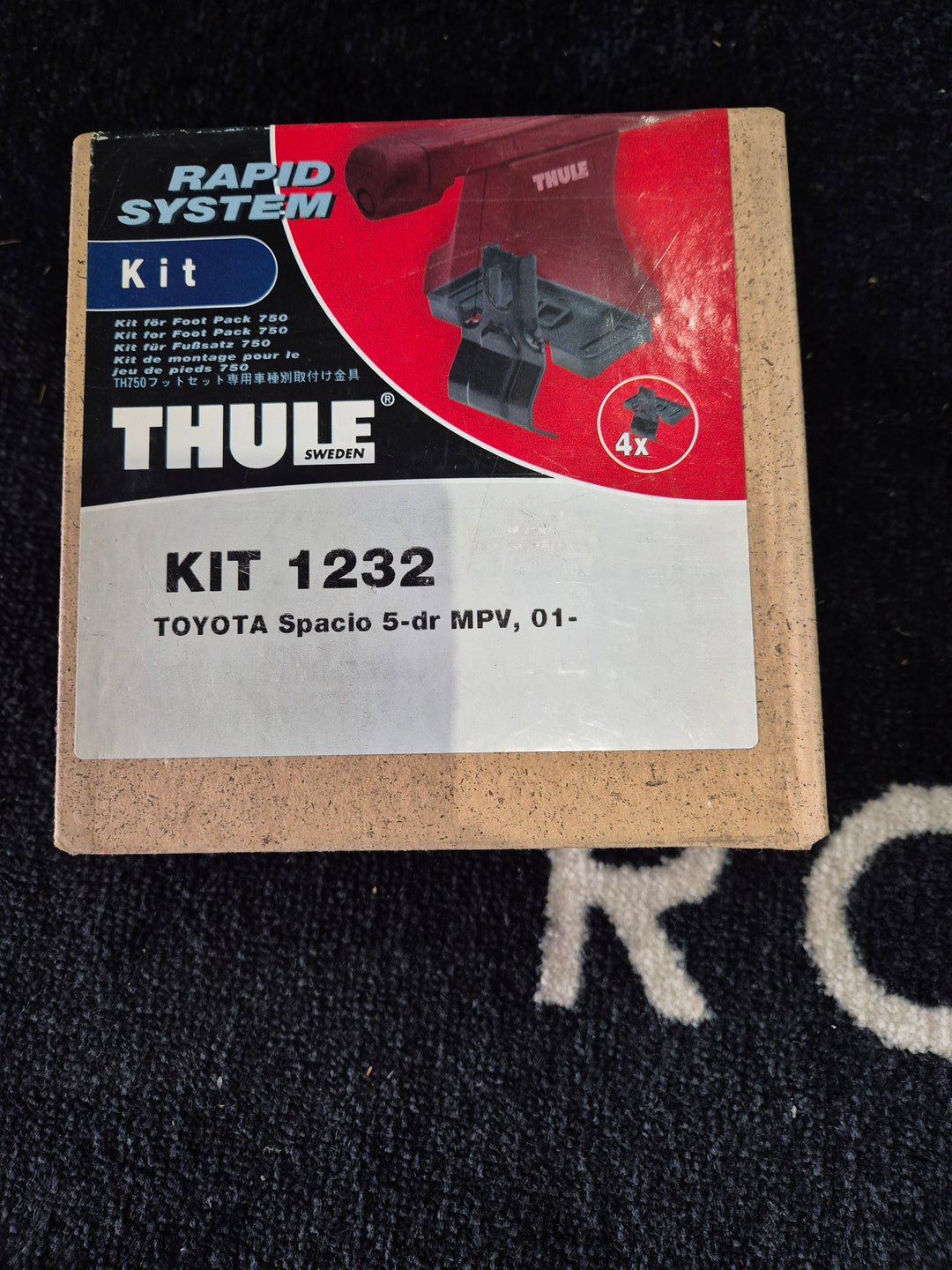 Thule 1232 Fitting Kit TOYOTA Spacio 2001 onward