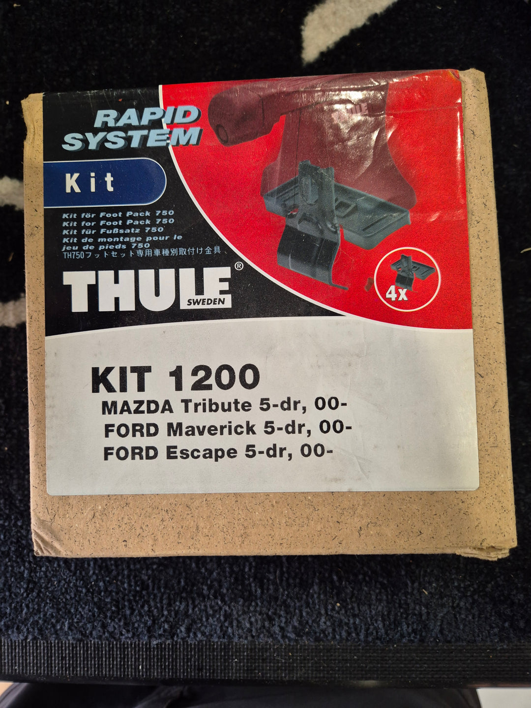 Thule 1200 fitting kit MAZDA Tribute 2000 onwards & Others