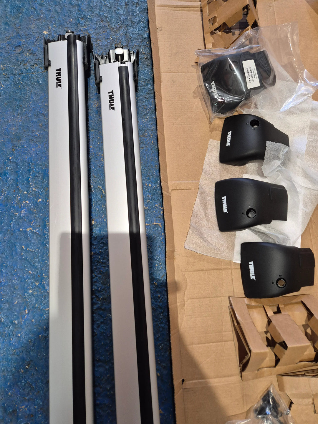 Thule 9595 & 4023, Wingbar Edge  set for BMW X3, 10-17 SUV