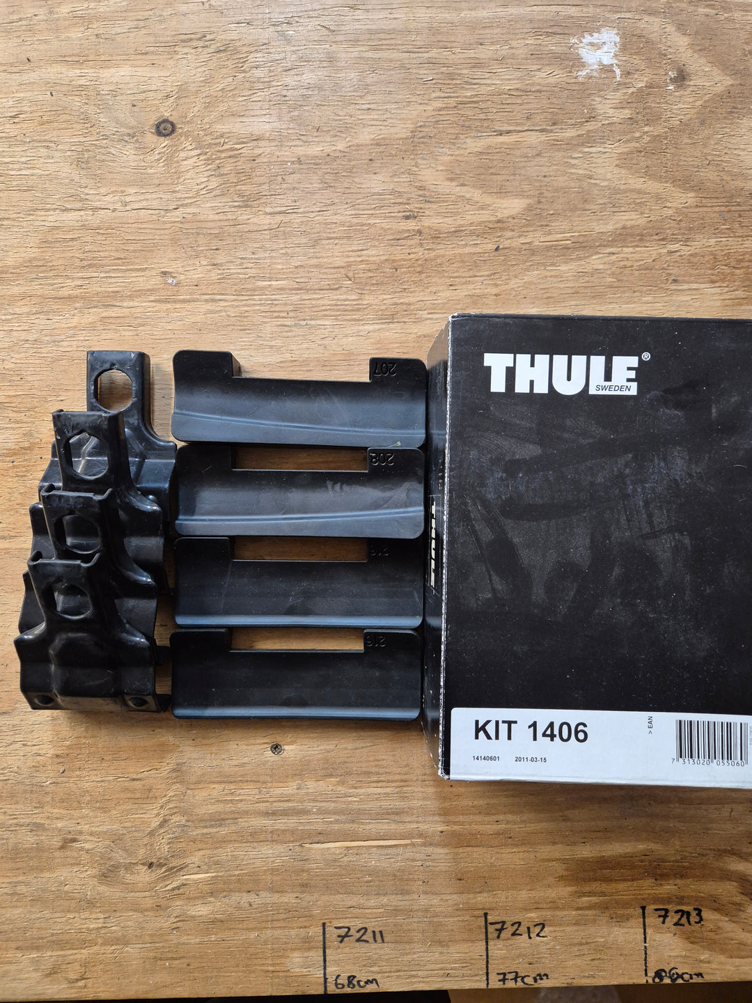 Thule 1406 Fitting Kit Volkswagen Golf Plus  Hatchback 05 - 14