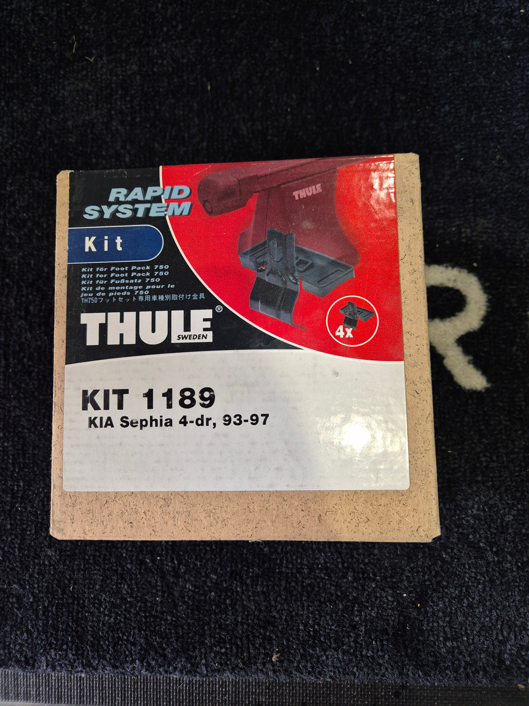 Thule 1189 Fitting Kit KIA Sephia 1993 to 1997