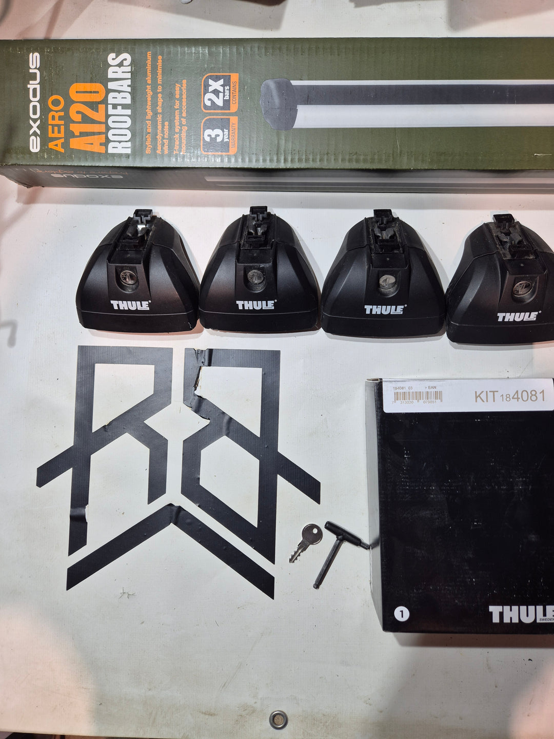 Roof Bars For KIA Soul, 5-dr Hatchback, 17- (4081 753 a120)