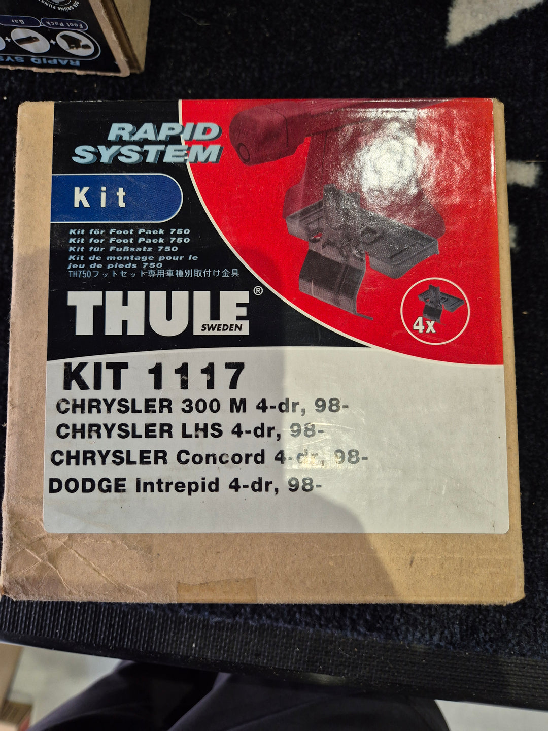 Thule 1117 Fitting Kit CHRYSLER 300 1998 Onwards & others