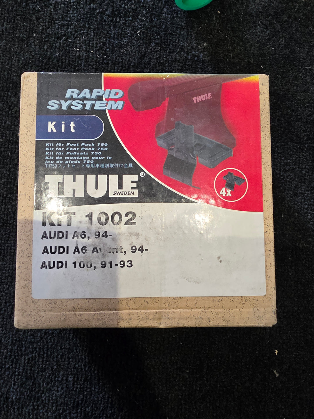 Thule 1002 Fitting Kit Audi A6 1994- & Audi 100 1991-1993