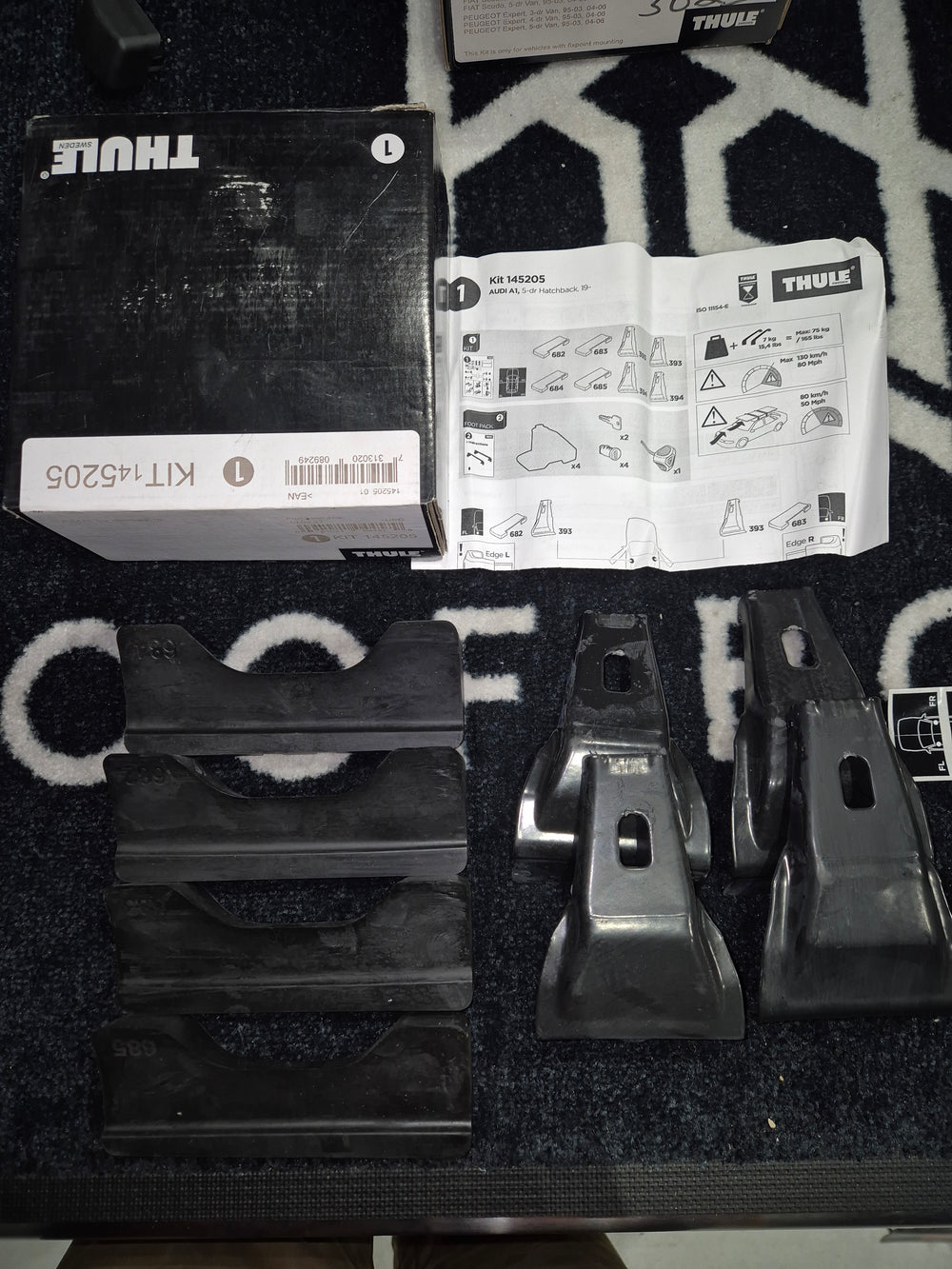 Thule 5205 Fitting Kit - AUDI A1 , 5-dr Hatchback 19-, Normal Roof